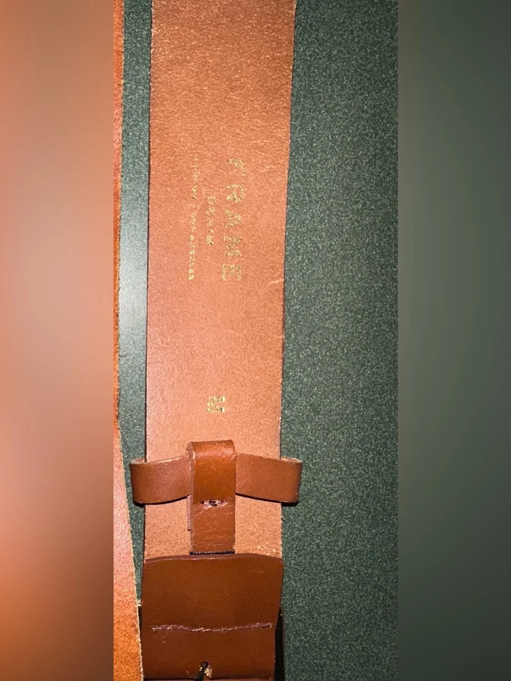 Frame Denim Leather Belt